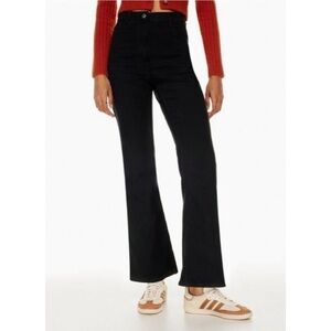 Wilfred | Twostep Pant High-rise Flare Black Size 6 Aritzia